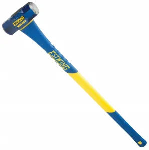 Workpro - Massette 1,4 Kg Avec Manche En Fibre De Verre, Tête En Acier Forge Marteau Octogonal A Poignee Ergonomique Antiderapante Pour Jardinage