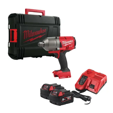Boulonneuse à Choc Milwaukee M18 ONEFHIWF34-502X - 18V 1627Nm - Avec Batterie 5.0Ah