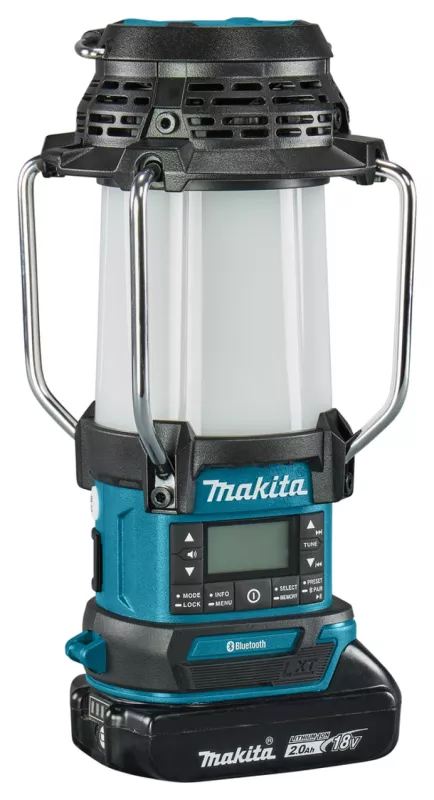 Makita DMR056 Lampe de camping 14,4 V / 18 V avec radio DAB + et Bluetooth