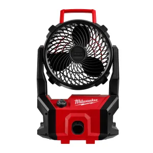 Ecarke Accuventilator 8 inch, compatibel met Makita 18 V accu's, draagbare ventilator met USB- en type C-aansluiting, ideaal voor camping, werkplaats, thuis en bouwplaats (zonder accu en oplader
