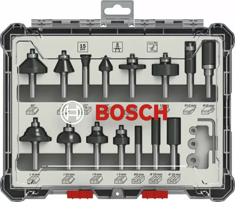 Bosch Bleu 06016B0000 Affleureuse sans fil GKF 12V-8 2 batteries 3,0 Ah  L-BOXX