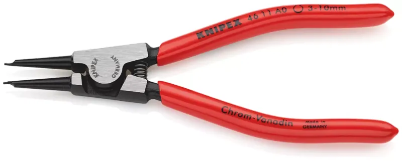 Pince à Circlips Internes Courbée Knipex J41 – 300 Mm, Diamètre 85-140 Mm