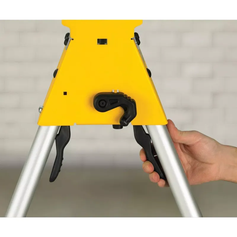 Support Scie à Onglets DEWALT DE7035-XJ | Aluminium 92cm | Charge 454kg | Portable 7kg | Pour Chantier