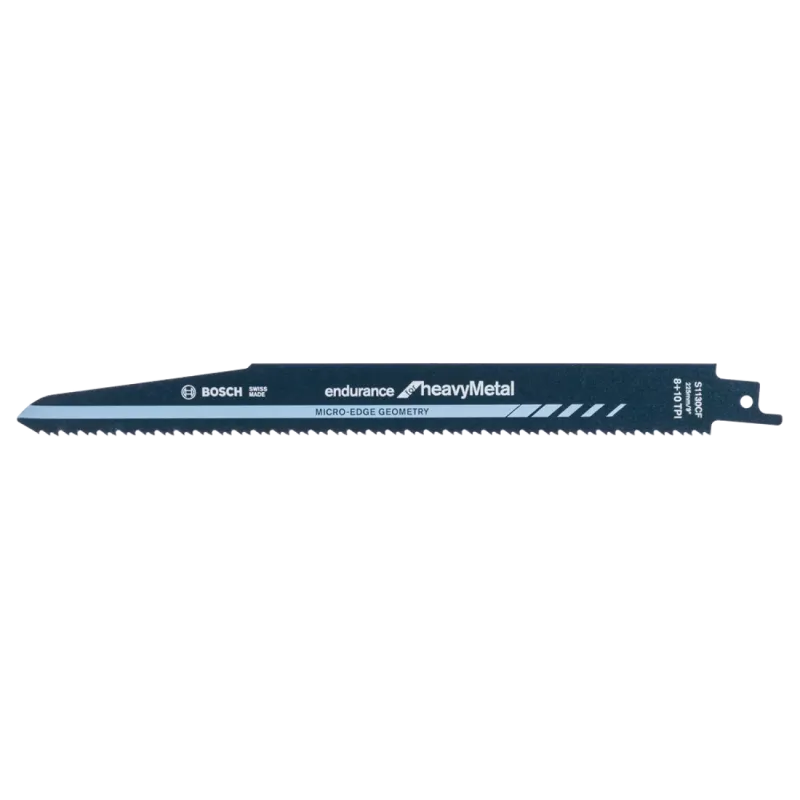 Bosch Accessories Lames De Scie Sabre S 1130 CF BIM Endurance For Heavy Metal - Lot De 5 Pièces