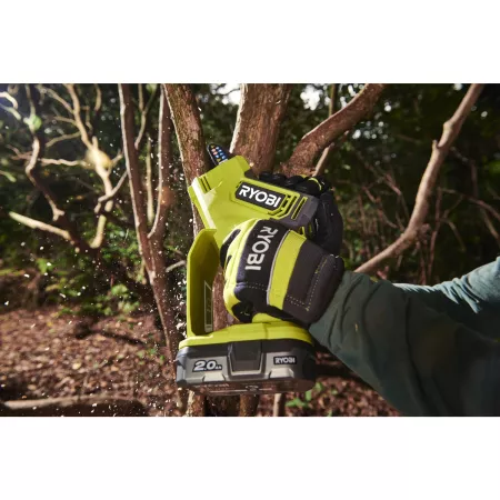 RYOBI ONE+ Tronçonneuse compacte sans fil 18V - guide 20 cm - Tendeur