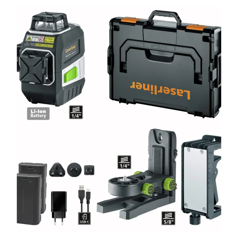 Laserliner MasterPlane-Laser 3G Pro 360° Kruislijnlaser set in L
