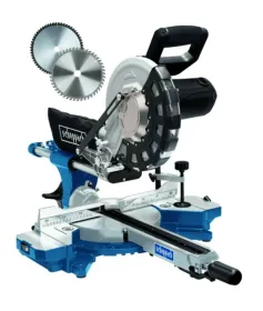 Scie à Onglets Radiale Scheppach HM254 - 2000W, Laser, 2 Lames Incluses, 255mm