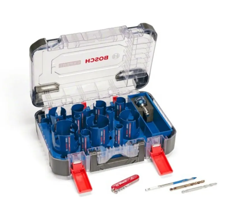 Gato！ Bosch 061599763Y 15-delige Gatzagenset in koffer - Victorinox mes