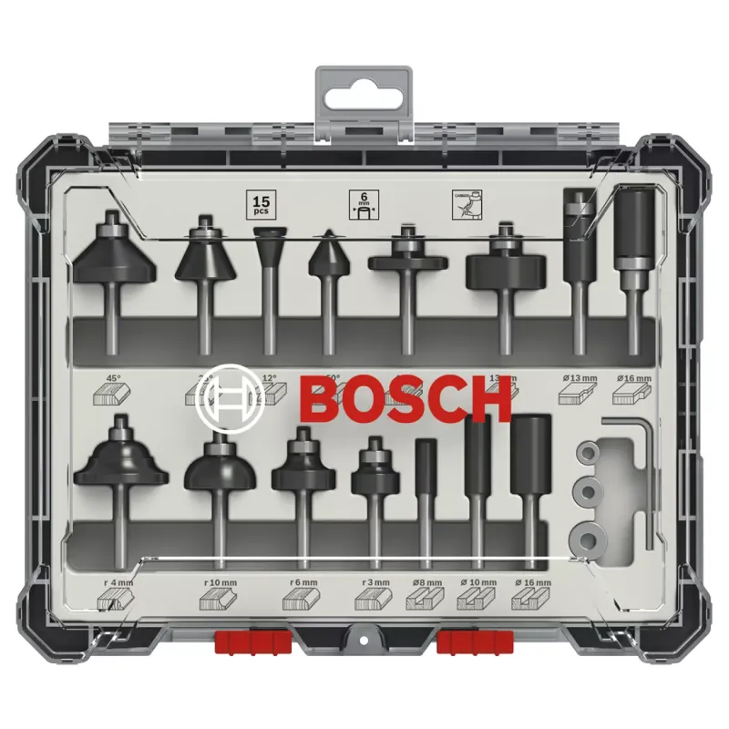 Bosch 2607017474 - Set 30 pièces fraises mix 6mm