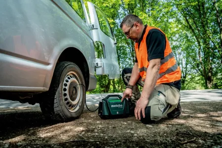 Ecarke Draadloze bandeninflator: luchtcompressor voor Ma-kita 18V