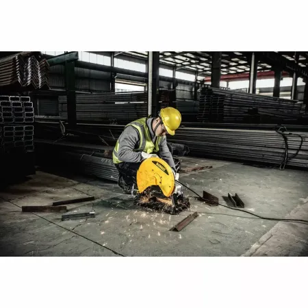 Scie à Hacher DeWalt DW871 – 2200W, 355mm, Coupe Métal, 240V, 15A, Occasion