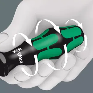Wera 367 Tournevis Stubby TORX TX10 X 25 Mm - Compact Et Ergonomique Pour Espaces Réduits